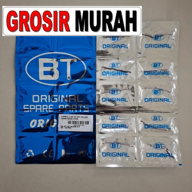 Tombol Luar On Off Volume Redmi 9 Pink