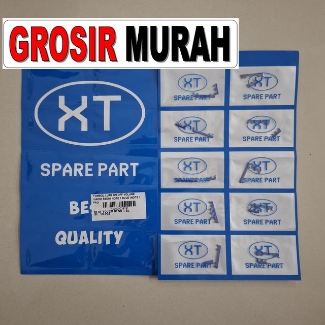 Tombol Luar On Off Volume Redmi Note 7 / Note 7 Pro Blue