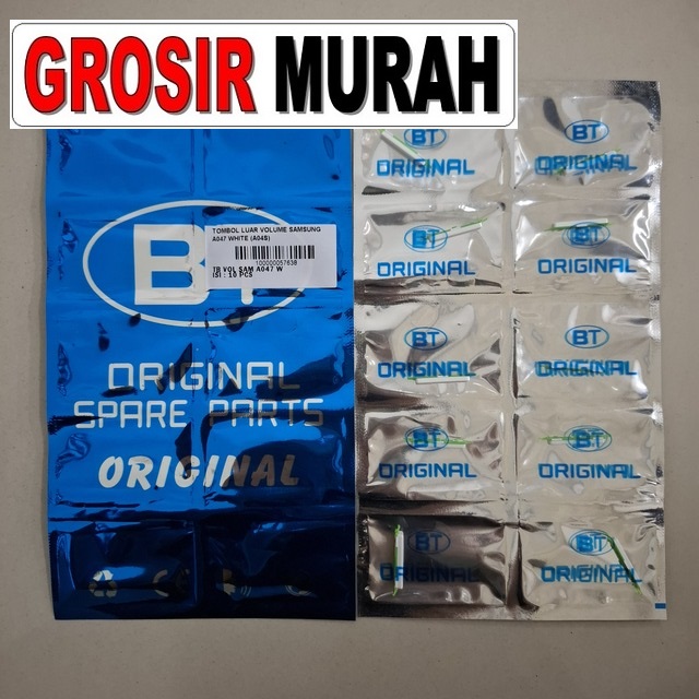 Tombol Luar Volume Samsung A047 A04s White