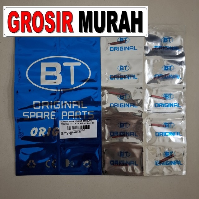 Tombol Luar Volume Samsung A125 A127 A326 A12 A12S A32 5G Red