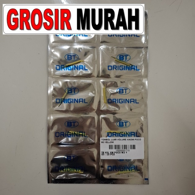 Tombol Luar Volume Poco M3 / Redmi 9T Yellow