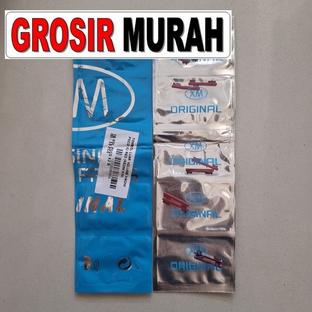 Tombol Luar Volume Poco X2 Redmi K30 Red