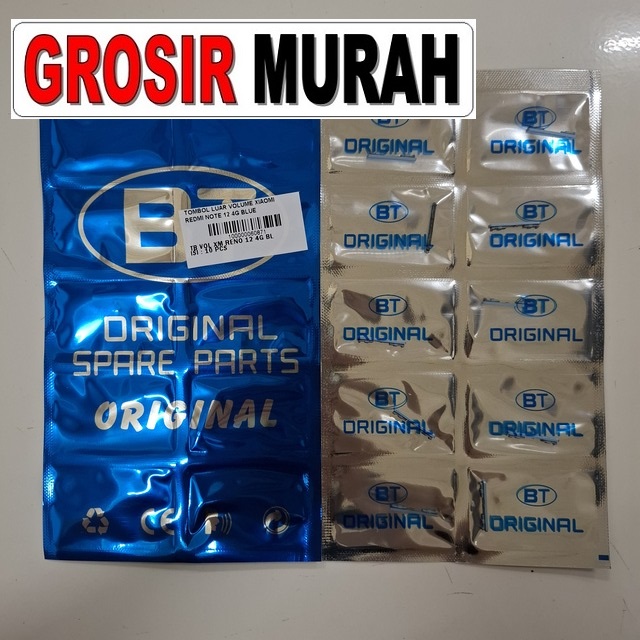 Tombol Luar Volume Redmi Note 12 4G Blue