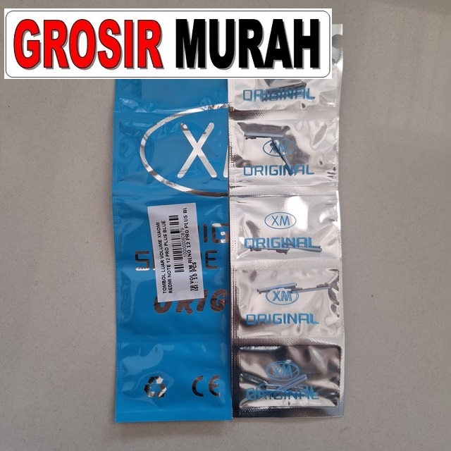 Tombol Luar Volume Redmi Note 12 Pro Plus Blue