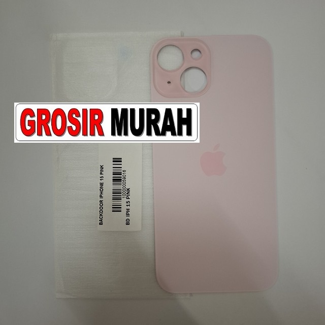 Backdoor iPhone 15 Pink sparepart housing belakang