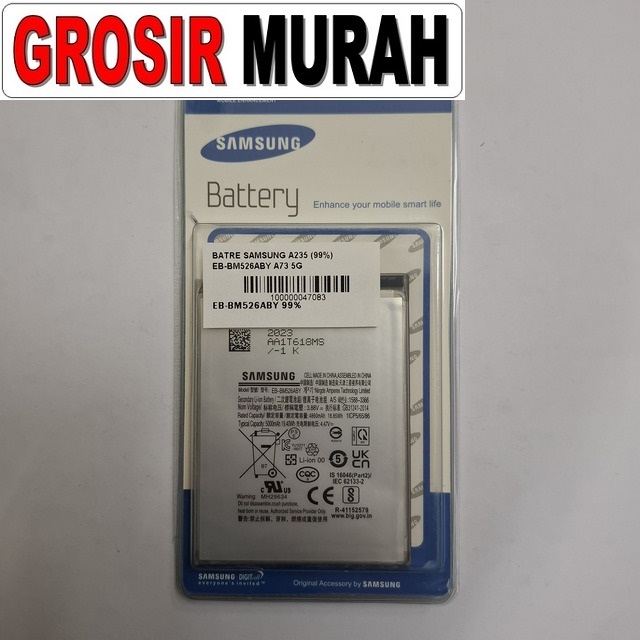 Batre Samsung A235 Eb-Bm526Aby A73 5G M23 5G M52 5G M53 5G
