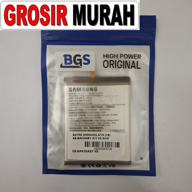 Batre Samsung A726 VB Eb-Ba426Aby A72 5G A426