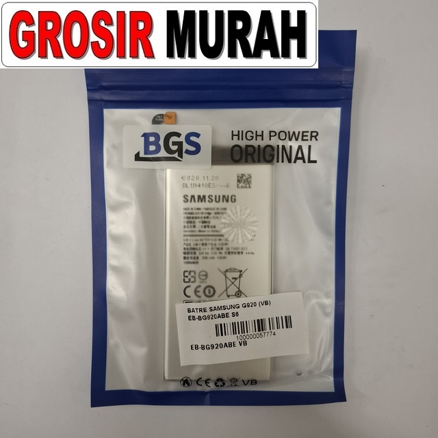Batre Samsung G920 VB Eb-Bg920Abe S6