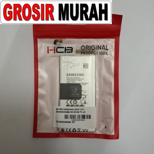 Batre Samsung G928 VV Eb-Bg928Abe S6 Edge Plus