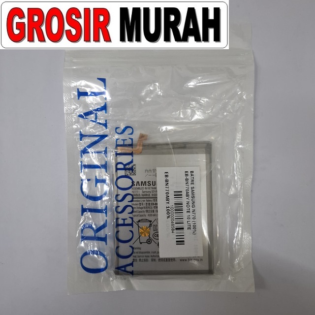 Batre Samsung N770 Ori Eb-Bn770Aby Note 10 Lite