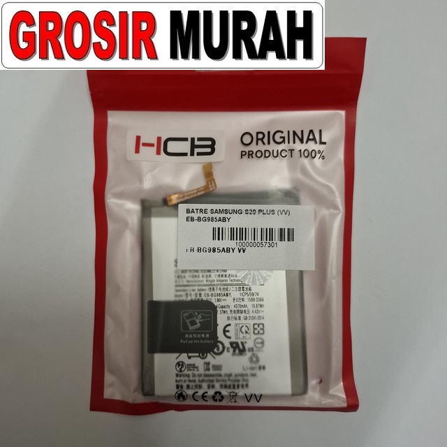 Batre Samsung S20 Plus VV Eb-Bg985Aby