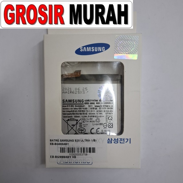 Batre Samsung S20 Ultra VB Eb-Bg988Aby
