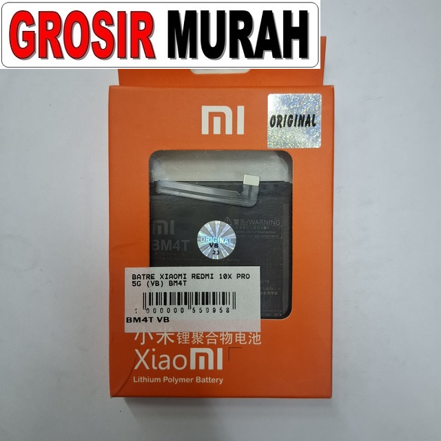Batre Xiaomi Redmi 10X Pro 5G VB BM4T