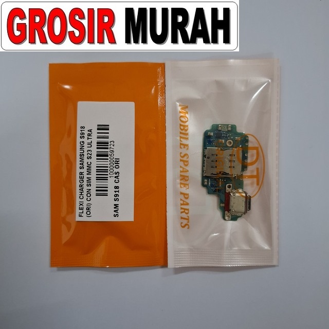 Flexi Charger Samsung S918 Ori Con Sim MMC S23 Ultra