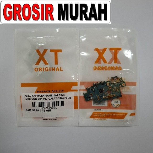 Flexi Charger Samsung S926 Ori Con Sim Mic Galaxy S24 Plus
