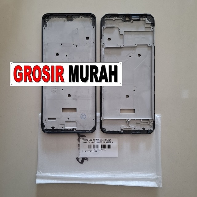 Frame Lcd Infinix X6511 Smart 6 Hot 12I Hot 20I X665B X665C X6512 Black