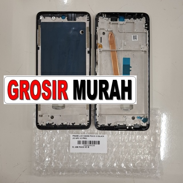 Frame LCD Xiaomi Poco X3 X3 NFC X3 Pro Black