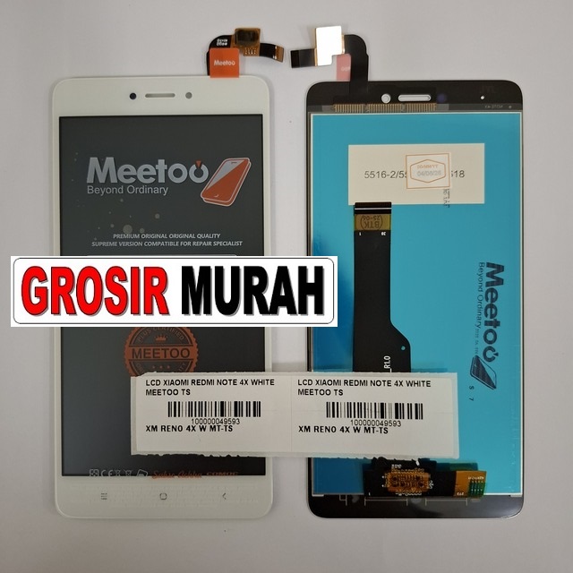 LCD Xiaomi Redmi Note 4X Meetoo TS Putih