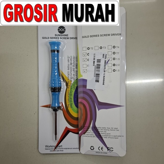 Obeng Plus 1.5 Sunshine 8803 Obeng Presisi Service HP