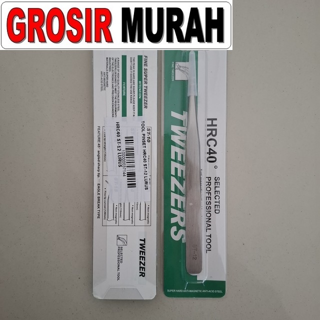 Pinset HRC40 ST-12 Lurus