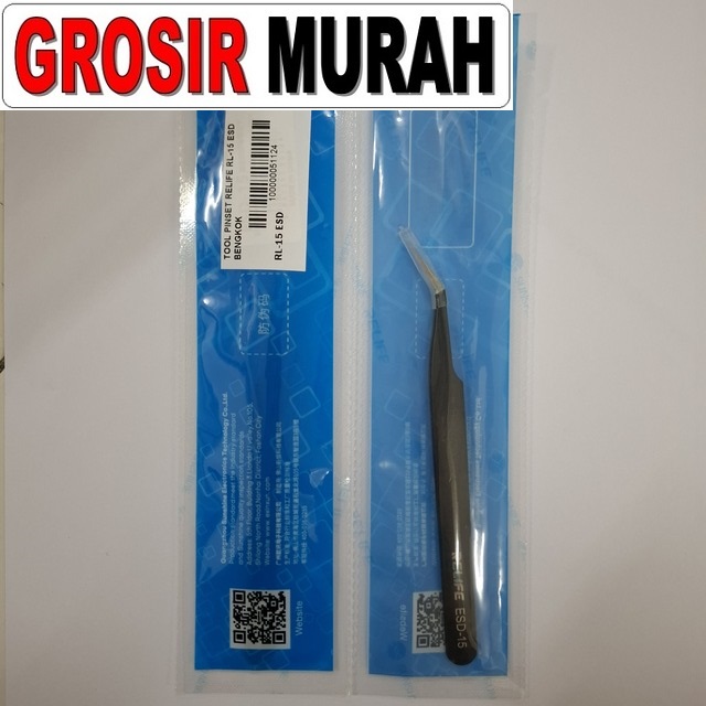 Pinset Relife RL-15 ESD Bengkok
