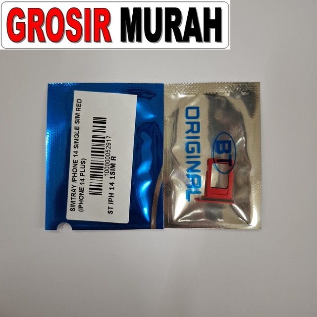 Simtray iPhone 14 Single Sim Merah Kompatibel iPhone 14 Plus