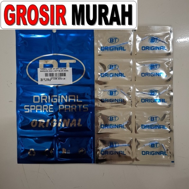 Tombol Luar On Off Volume Samsung A042 A04E Light Blue