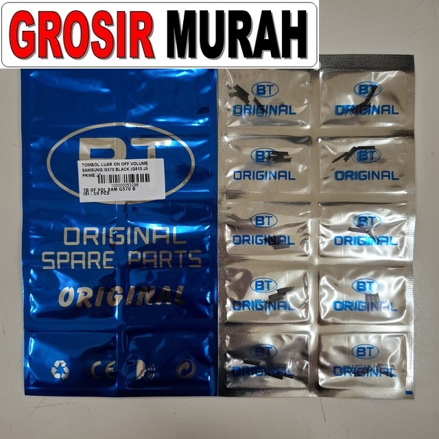 Tombol Luar On Off Volume Samsung G570 G610 J5 Prime J7 Prime Black