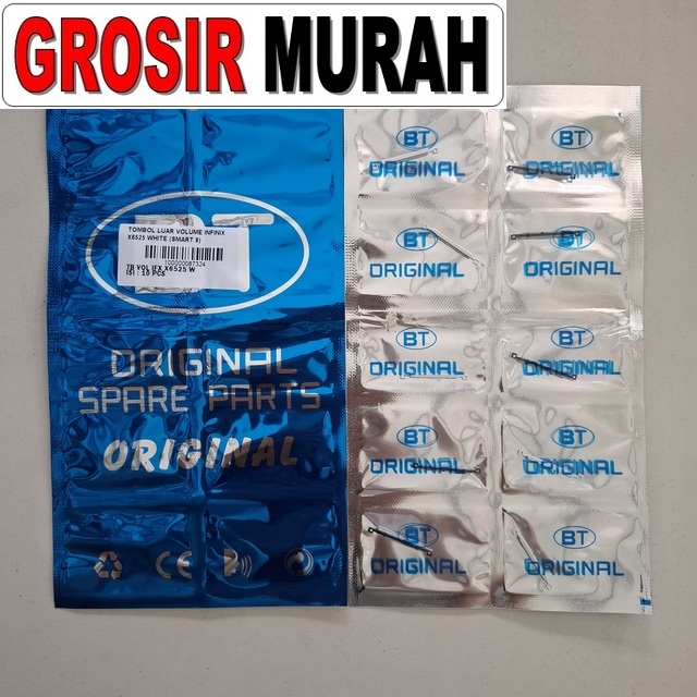 Tombol Luar Volume Infinix X6525 White Smart 8 OEM