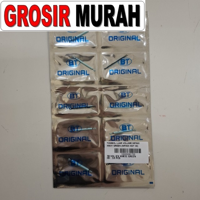 Tombol Luar Volume Infinix X6831 Green