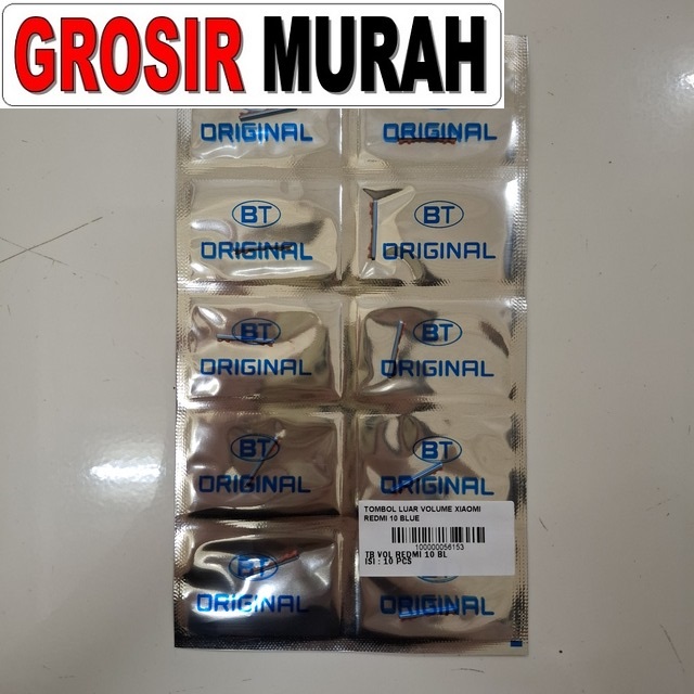Tombol Luar Volume Redmi 10 Blue