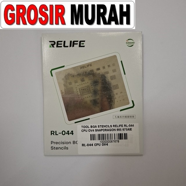 BGA Stencils Relife RL-044 CPU OV4 untuk Snapdragon 665 / 675 AIE