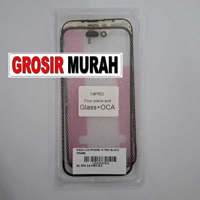 Kaca LCD iPhone 14 Pro Black Frame