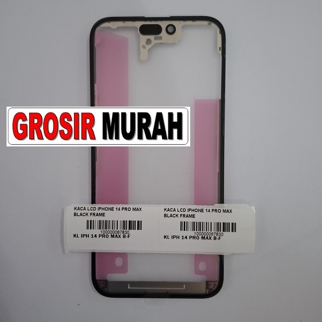 Kaca LCD iPhone 14 Pro Max Black Frame