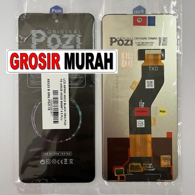 LCD Infinix X6525 Org Pozi X6526 X6528 Smart 8 8 Plus Hot 40i Spark Go 2024 Spark 20