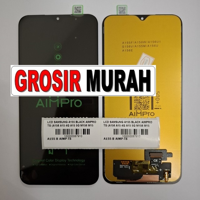 LCD Samsung A155 Aimpro kompatibel A156 A15 4G A15 5G M156 M15 5G