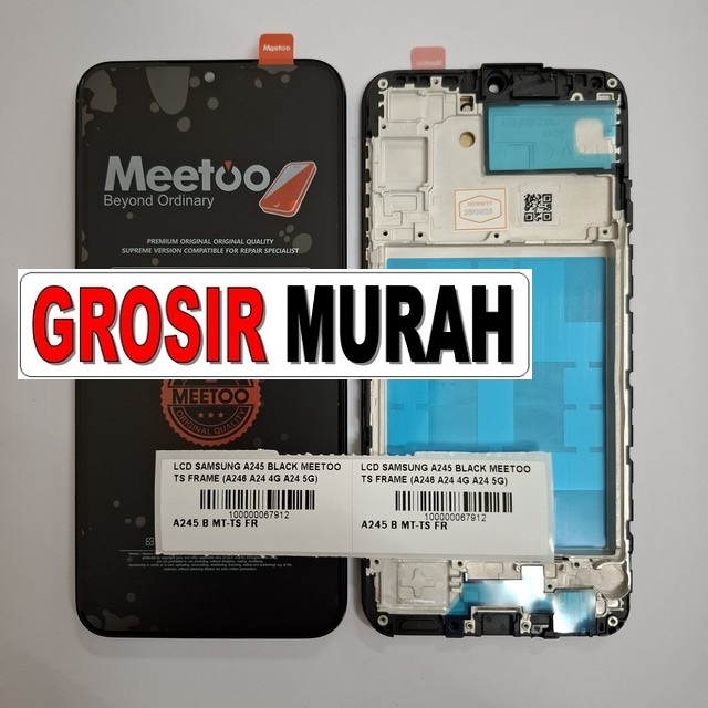 LCD Samsung A245 Meetoo Frame kompatibel A246 A24 4G A24 5G