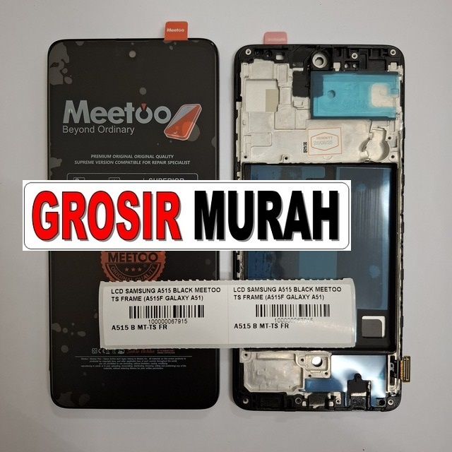 LCD Samsung A515 Meetoo Frame kompatibel Galaxy A51 A515F