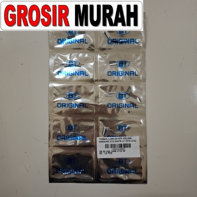 Tombol Luar On Off Volume Samsung J710 J7 2016 J510 White