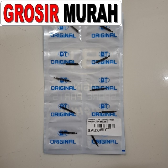 Tombol Luar Volume Infinix X6532 Smart 9 Black