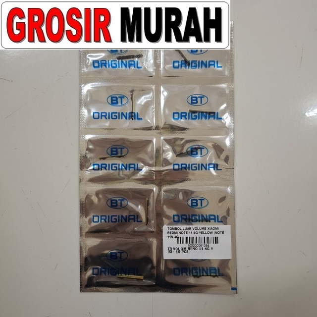 Tombol Luar Volume Redmi Note 11 4G / Note 11S 4G / Poco M4 Pro 4G Yellow