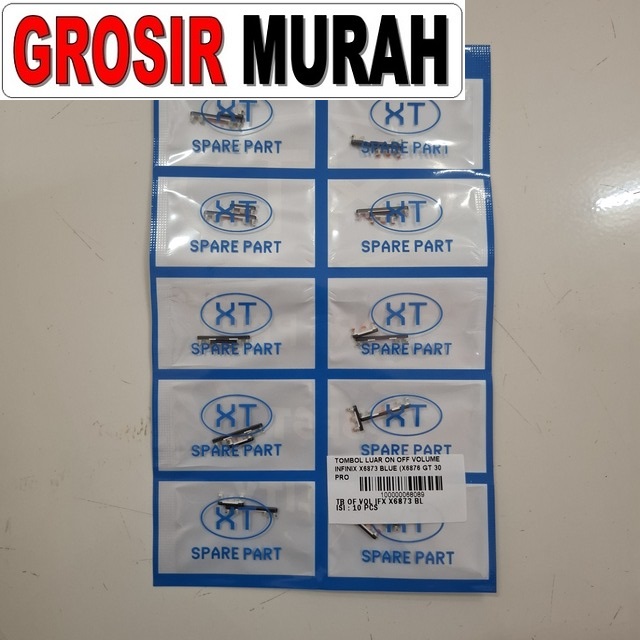 Tombol Luar On Off Volume Infinix X6873 X6876 GT 30 Pro 5G GT 30 5G Blue