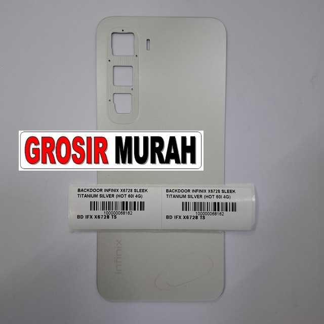 Backdoor Infinix X6728 Hot 60I 4G Sleek Titanium Silver