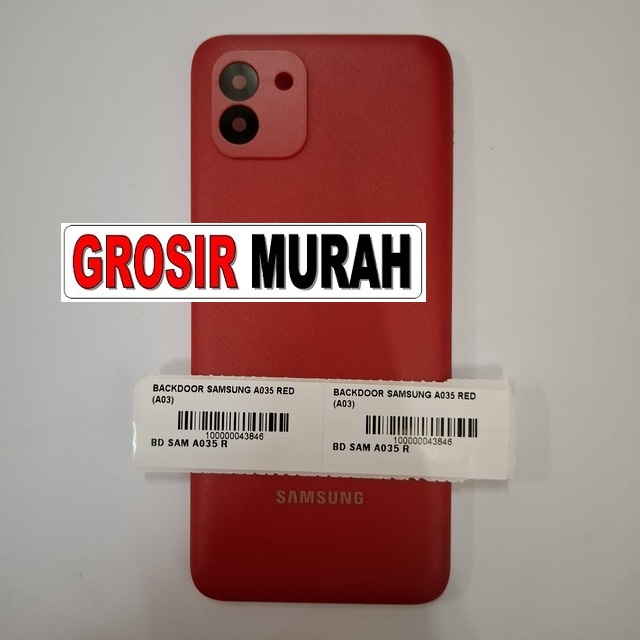Backdoor Samsung A035 Galaxy A03 Red