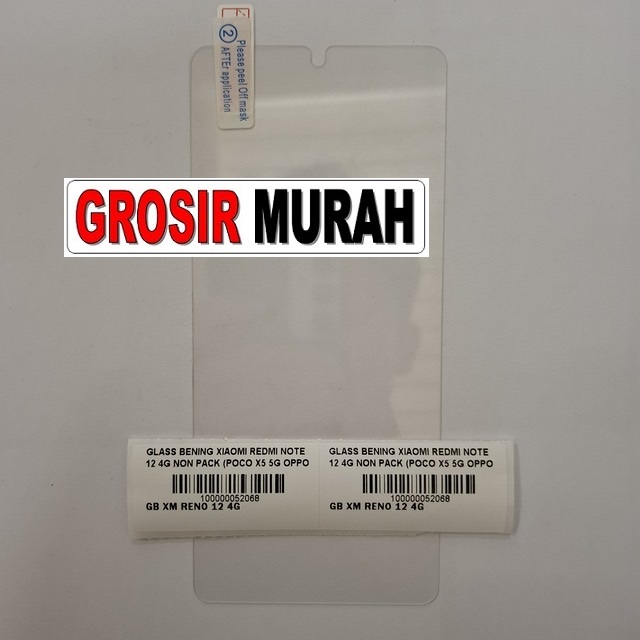 Glass Bening Redmi Note 12 4G Poco X5 5G Oppo A58 A98