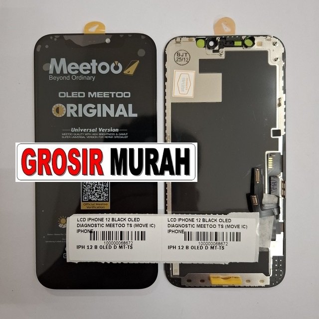 LCD iPhone 12 OLED Diagnostic Meetoo iPhone 12 Pro Black