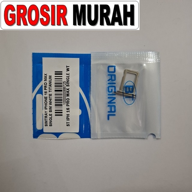 Simtray iPhone 16 Pro Max Single SIM White Titanium