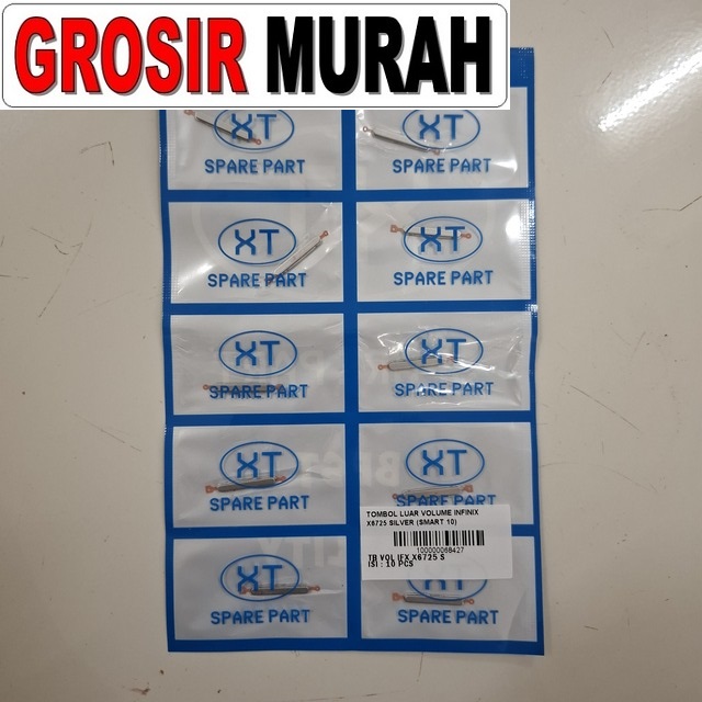 Tombol Luar Volume Infinix X6725 Smart 10 Silver