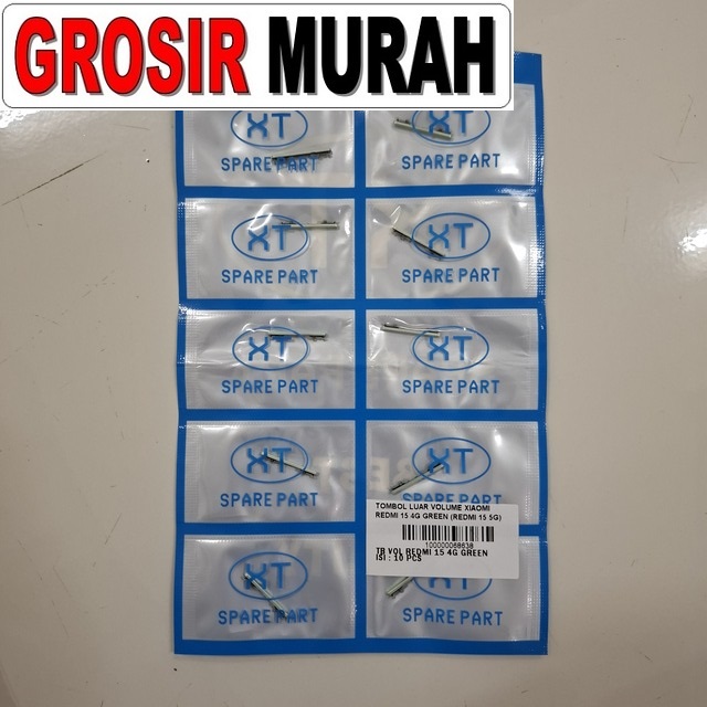 Tombol Luar Volume Redmi 15 4G Redmi 15 5G Green
