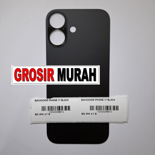 Backdoor iPhone 17 OEM Black housing belakang
